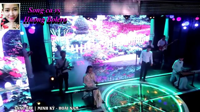 [Karaoke] Lk Một Chuyến Xe Hoa & Vì Trong Nghịch Cảnh(Thieu giong nam)_Song ca với Huong Bolero