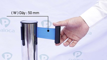 Cột chắn inox dây căng 1,8m