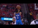 Eric Gordon Blocks Russell Westbrook | Thunder vs Rockets | Game 2 | April 19, 2017 | NBA Playoffs
