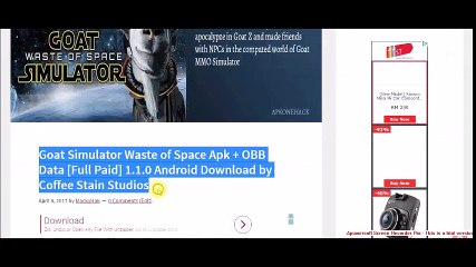 Goat Simulator Waste of Space Apk + OBB Data [Full Paid] 1.1.0 Android