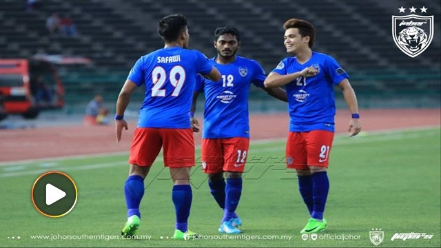 Video: JDT benam Beoungket Angkor 3-0, layak ke peringkat kalah mati