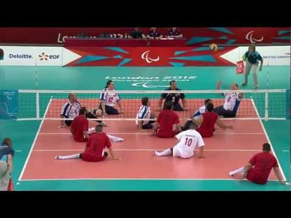 Sitting Volleyball - RUS vs MAR - Men's Preliminaries Pool A - London 2012 Paralympic Games
