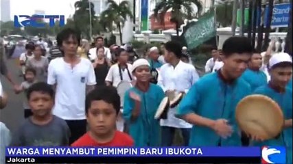 Warga Menyambut Pemimpin Baru DKI Jakarta