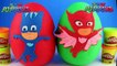 Play Doh Pj Masks   Pj Masks Giant P  Eggs Disney Blind Bags Owlette Gekk