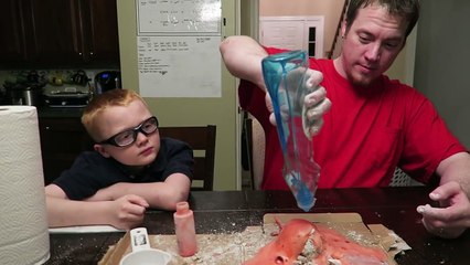 daddyofive reupload DAD AND CODY MAKE A VOLCANO!!
