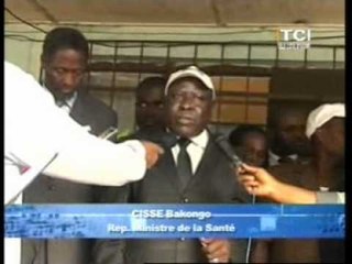 2ème passage de la campagne de vaccination contre la polio en présence du Ministre Bacongo