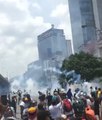 Tear Gas Fired at Caracas Anti-Maduro Protest