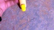 yellow explosive nails nail art