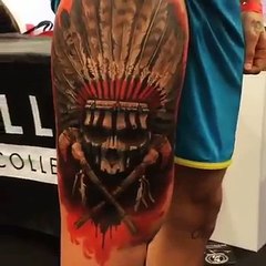 Inked Magazine - 3-D Skull Tattoo By Steve Butcher