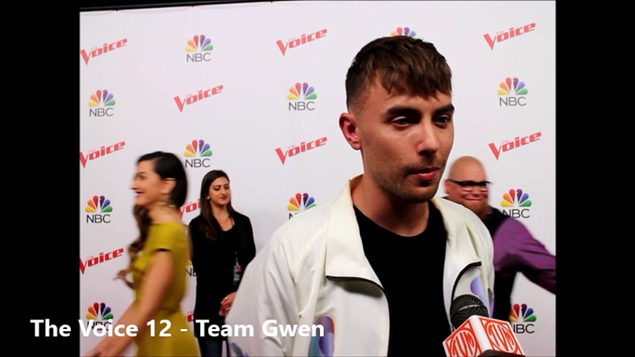 The Voice  Season 12- Hunter Plake interview Team Gwen