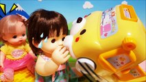 メルちゃん おもちゃ ぽぽちゃんバスをなげる 怪力ぽぽちゃんMell-chan Doll Kindergarten bus