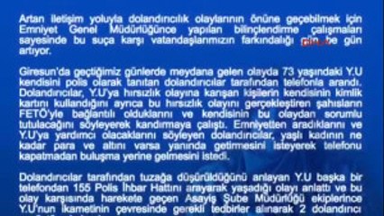 Kendisini Telefonla Dolandırmaya Çalışanları Oyalayıp Suçüstü Yakalattı