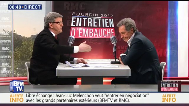 Mélenchon sur l'Union européenne: Ou bien ça change ou ça ne va pas continuer comme ça