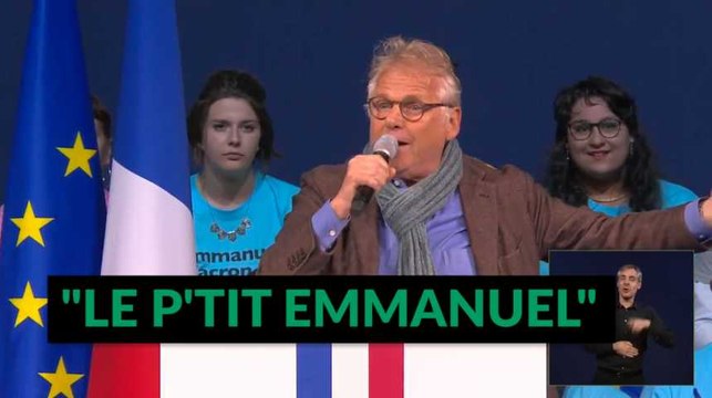 Daniel Cohn-Bendit soutient le petit Emmanuel