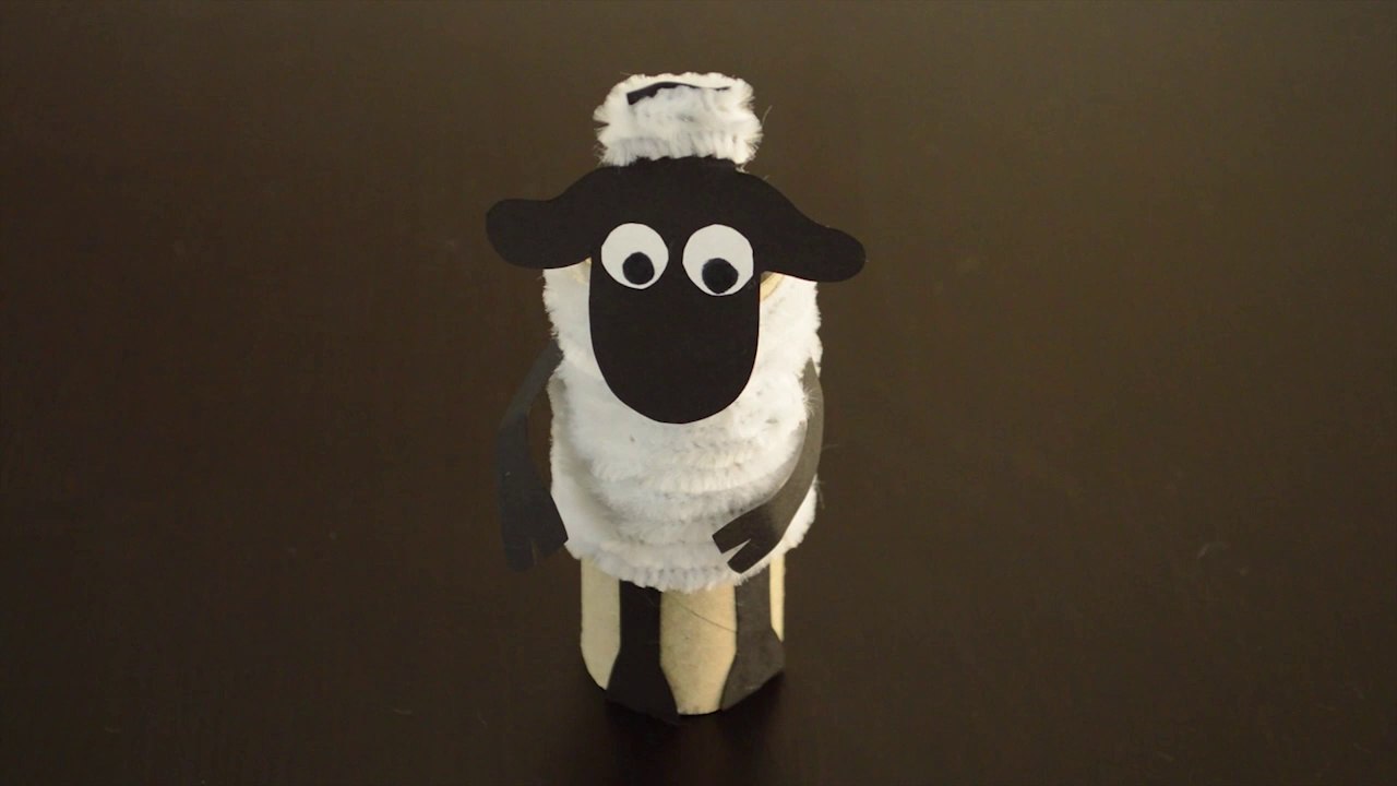 DIY : Shaun le mouton en rouleau de papier toilette