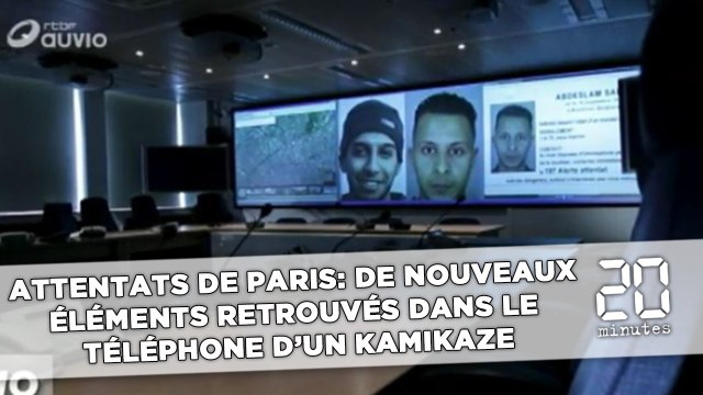 Attentats de Paris: De nouveaux éléments retrouvés dans le téléphone d'un des kamikazes