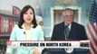 U.S. working with allies to pressure North Korea