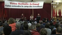 Dernier meeting de campagne à Lille pour Nathalie Arthaud