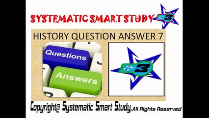 History question answer part 7 english