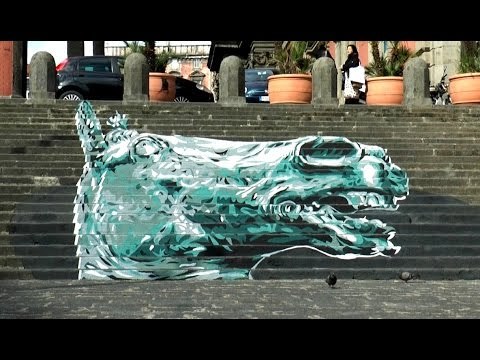 Napoli - Street Art al Museo Archeologico (19.04.17)