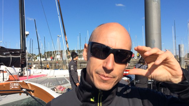 Armel Tripon et son Multi50 Réauté chocolat