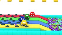 BUMPS RACE Challenge! - Cartoon Cars Videos for Kids - Cartoons for Children - Kids Cars Cartoons
