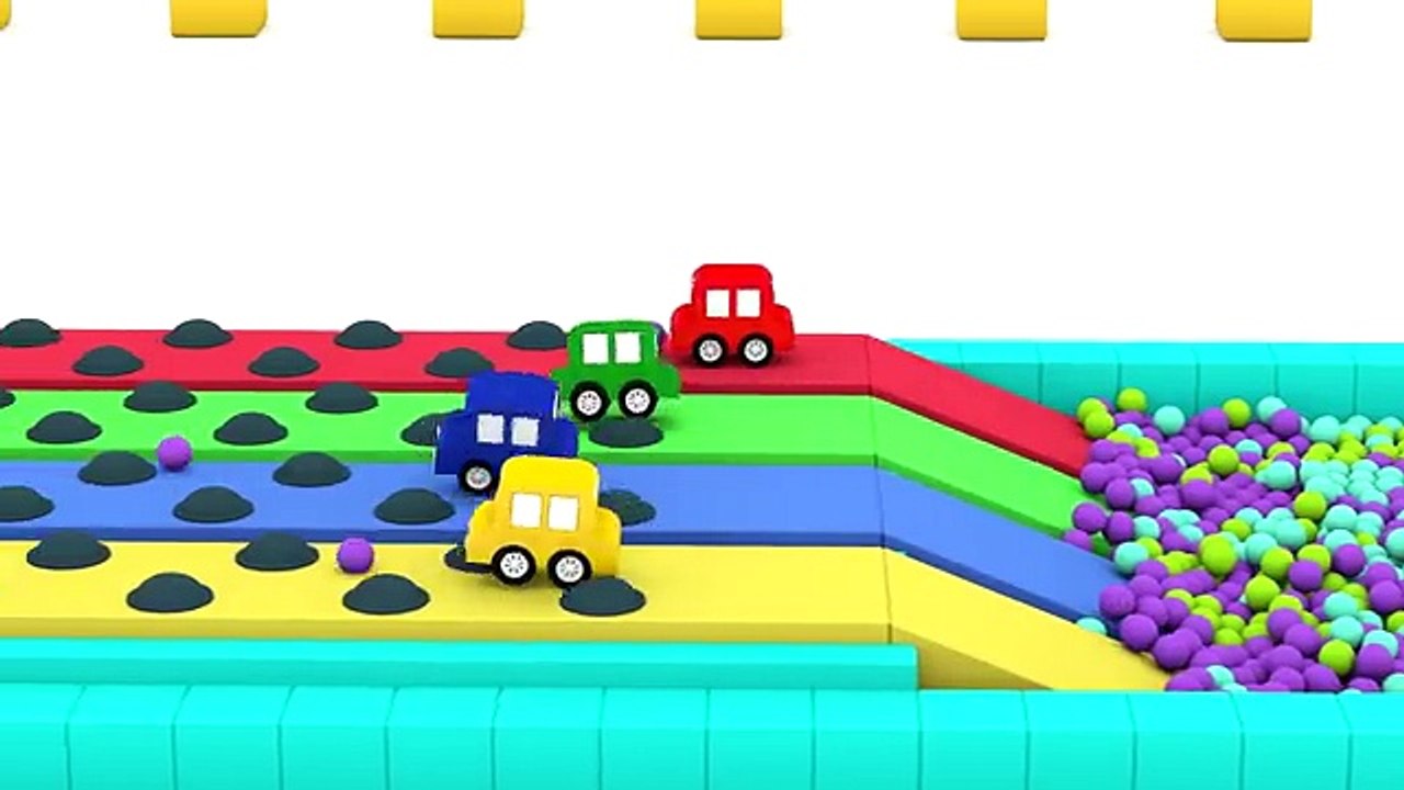 BUMPS RACE Challenge! - Cartoon Cars Videos for Kids - Cartoons for Children - Kids Cars Cartoons