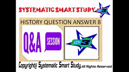 History question answer part 8 ENGLISH