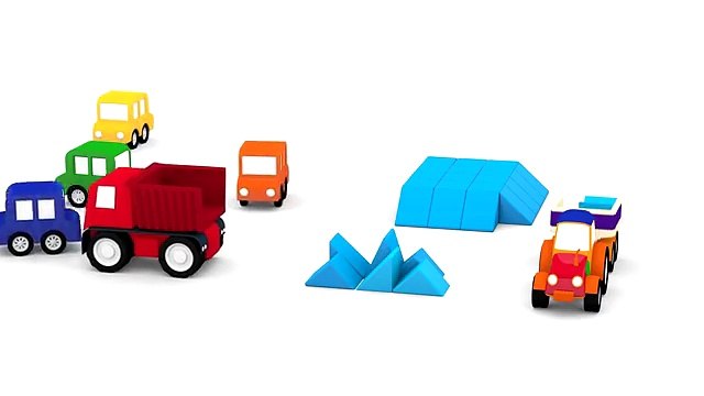 PRETTY PYRAMIDS! - Cartoon Cars Construction Demo! Childrens Cartoons Videos for Kids