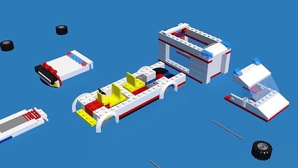Lego City Ambulance in Action! For children, Kids. Construction of an Ambulance.
