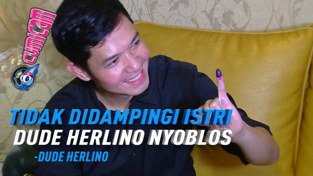 Tidak Didampingi Istri, Dude Harlino Nyoblos - Cumicam 20 April 2017