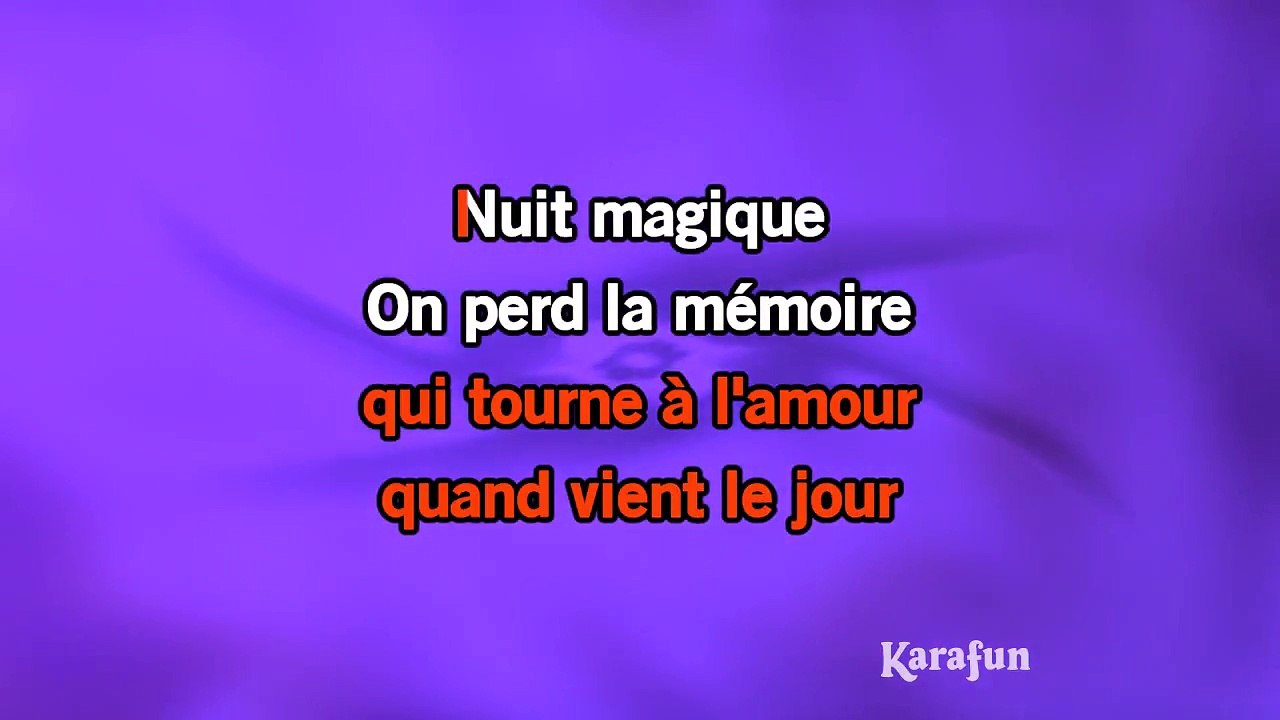 Lara Fabian - Nuit magique KARAOKE / INSTRUMENTAL
