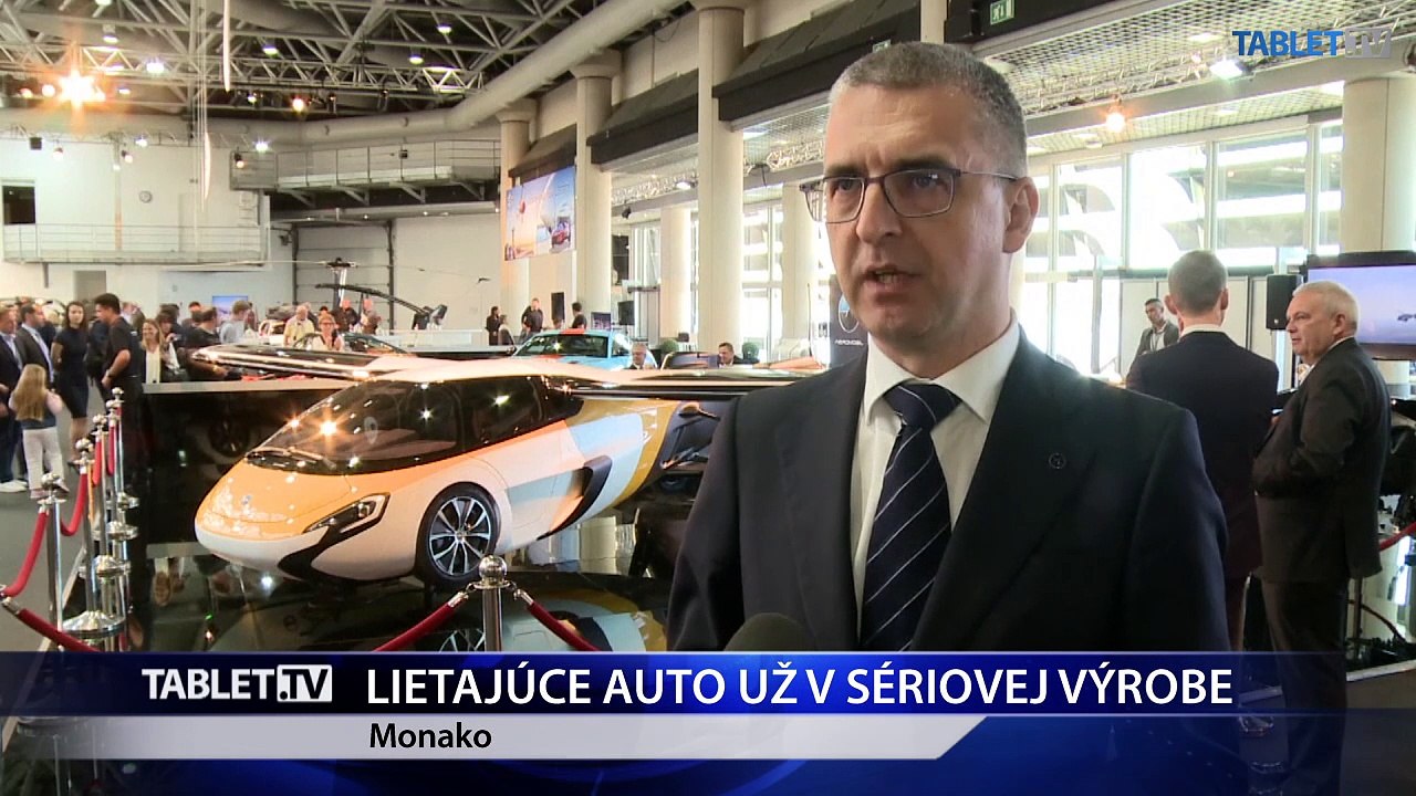 AeroMobil predstavil v Monaku lietajúce auto
