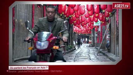 Où partent les Français en Asie ?