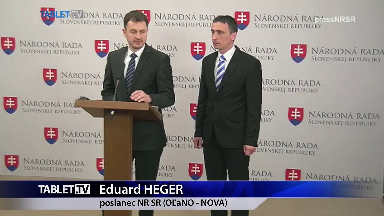 ZÁZNAM: TK poslancov Národnej rady SR za OĽaNO
