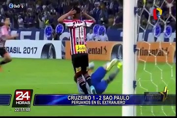 Christian Cueva fue titular en triunfo de Sao Paulo sobre Cruzeiro