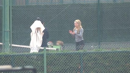 Shakira inicia a Sasha en el mundo del tenis