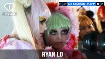 London Fashion Week Fall/Winter 2017-18 - Ryan Lo Make up | FTV.com