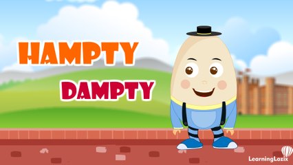 Humpty Dumpty Sat on a Wall - Famous Nursery Rhymes for Kids