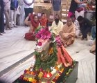 Gernal VK Singh Doing Worship in Mahakaleshwar Jyotirlinga Temple Ujjain