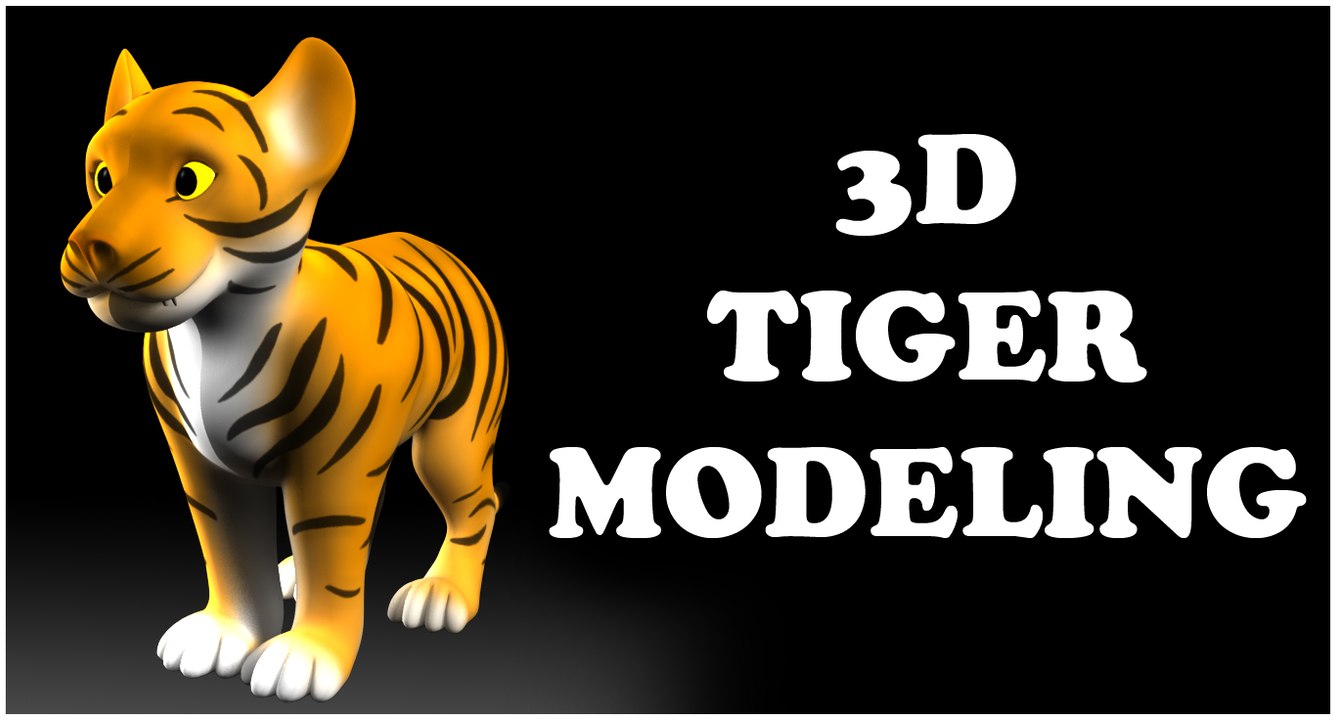 Modeling Tutorial Tiger Maya / tiger-modellierung tutorial / tutorial de modelado de tigre