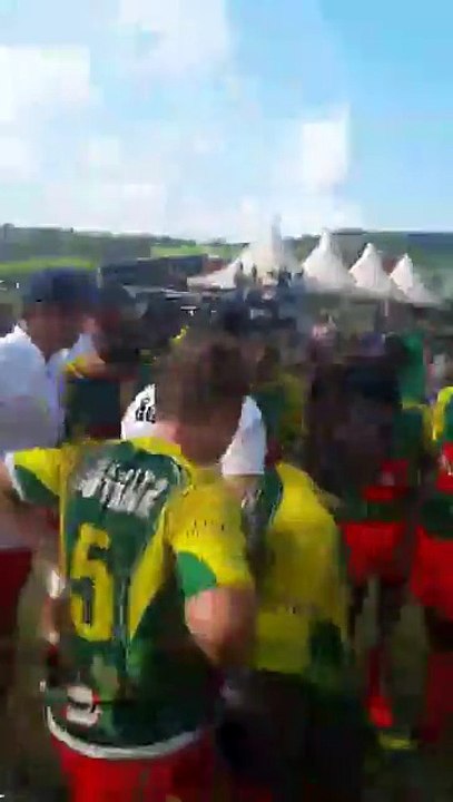 Deuxième mi-temps de la finale du tournoi Antilles-Guyane des Moins 18 : Guyane - Guadeloupe