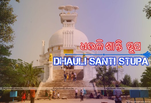Dhauli bhubaneswar || Santi stupa || Peace Pagoda || major Buddhist place in odisha