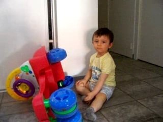 mathis et la voiturre juin 07