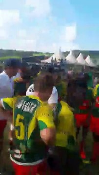 Deuxième mi-temps de la finale du tournoi Antilles-Guyane des Moins 18 : Guyane - Guadeloupe