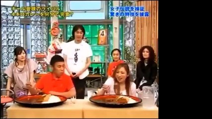 綾瀬はるかがフードファイト超巨大カレー早食い対決企画