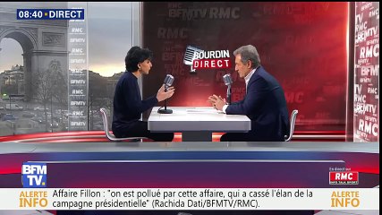 Rachida Dati face à Jean Jacques Bourdin