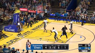 NBA 2K17 Stephen Curry & W hts vs Nets 2017.02.25
