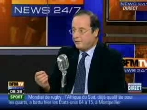 François Hollande 1_2 chez Bourdin RMC/BFM