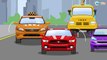 The Red Tow Truck rescues Cars Friends - KIDS Animation - Cars & Trucks Cartoon for children